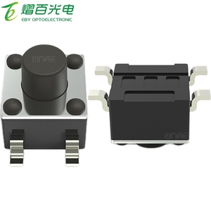 Interrupteur tactile série 4.5*4.5, montage en surface, quatre broches, micro-interrupteur vertical, <span class=keywords><strong>petit</strong></span> modèle, 3.5h à 13h, vente directe usine - Product Image 2
