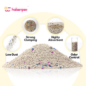 Échantillons gratuits de sable pour chat à faible suivi OEM ODM Scoop facile à faible suivi Litière pour chat en bentonite agglomérante - Product Image 2