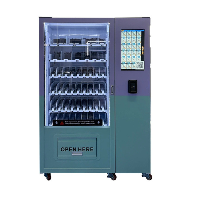 Weimi Ice Cream Cold Food Vending Machine Equipped with 22-inch Touchscreen Card Reader for Sale