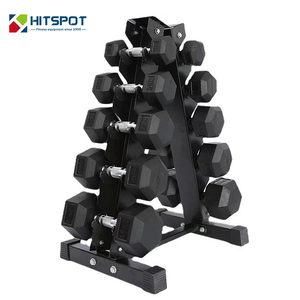 Thiết bị tập thể dục thương mại cao su lục giác quả tạ <span class=keywords><strong>30</strong></span> kg phòng tập thể dục cử tạ có thể điều chỉnh bộ quả tạ - Product Image 5