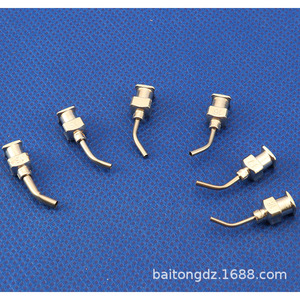 Boquilla mecánica de acero inoxidable con punta de aguja multitubo de 16-27G para inyector dispensador - Product Image 5