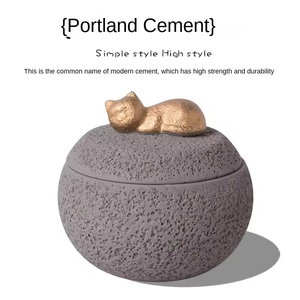 Modern Eco-Friendly cerâmica Pet urna impermeável biodegradável Memorial Funeral caixão personalizado para gatos e cães - Product Image 4