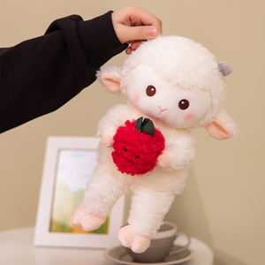 <span class=keywords><strong>Agnello</strong></span> farcito da 20/33cm che abbraccia ananas rosso grazioso <span class=keywords><strong>agnello</strong></span> peluche - Product Image 6