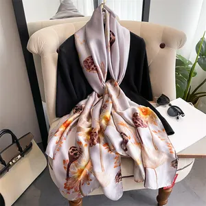 Geruite Mode Roze Nieuwe Zijde Satijn Sjaal Tallit Dot Hoofddeksels 90*180Cm Sjaals Canada