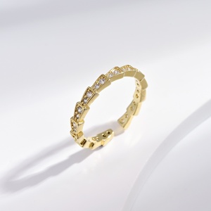 custom plata 925 sterling <b>silver</b> Yellow Gold plated simple <b>ring</b> Everyday Wear Geometric <b>stacking</b> zircon korean cheap women <b>rings</b> - Product Image 4