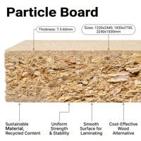 Panneau de particules 1220*2440, cloison de séparation, panneaux de particules de 10 mm, bois d'intérieur, meubles de maison, armoire de cuisine, placard