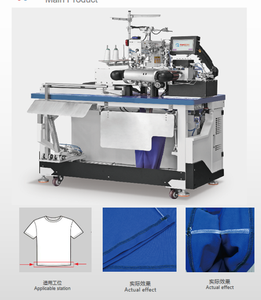 Machine à coudre à point de recouvrement entièrement automatique QK300H pour ourlets de t-shirts - Product Image 3