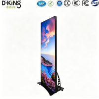 Support d'affichage intelligent P1.25 de haute qualité, panneau LED, bannière vidéo, écran publicitaire, affichage numérique LED
