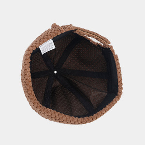 Casquette Docker Vintage en Velours Côtelé, sans Visière, Épaisse, Unie, Style Landlord, pour Hommes et Femmes, <span class=keywords><strong>Bonnet</strong></span> Rétro à Calotte Ronde, Bonnets à Revers Roulé - Product Image 3