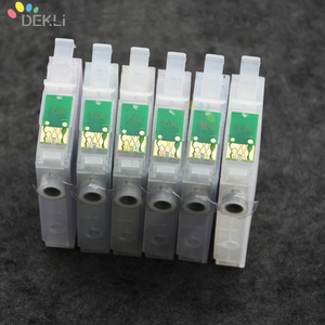 6 Màu Sắc Máy In Hộp Mực Cho <span class=keywords><strong>Epson</strong></span> RX585 RX685 RX560 <span class=keywords><strong>R265</strong></span> Nạp Lại Mực Cartridge Mực Với <span class=keywords><strong>Chip</strong></span> <span class=keywords><strong>Auto</strong></span> <span class=keywords><strong>Reset</strong></span> - Product Image 5