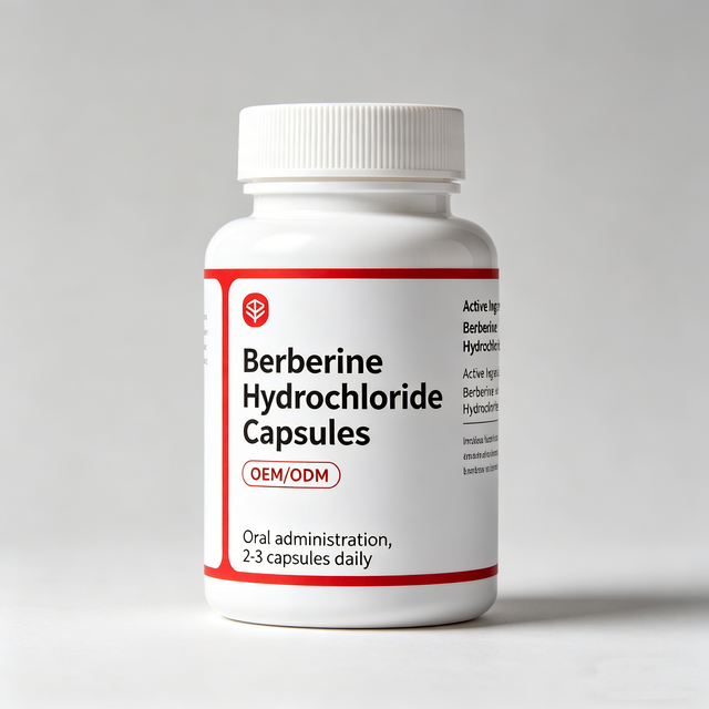 High Strength Natural Berberine Hydrochloride Capsules for Adults Supports Metabolic Gut Immune Health Herbal Dietary Supplement
