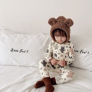 Livraison rapide personnalisée fournisseur vêtements pour enfants ensemble de vêtements ensemble de pyjamas pour bébés - Product Image 4