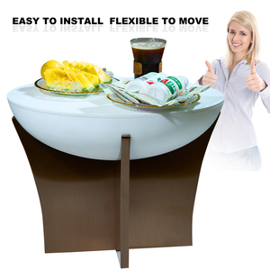 <span class=keywords><strong>Table</strong></span> <span class=keywords><strong>basse</strong></span> de luxe portable moderne avec fonction de nidification Design <span class=keywords><strong>scandinave</strong></span> rond simple pour salon ou chambre à coucher - Product Image 4