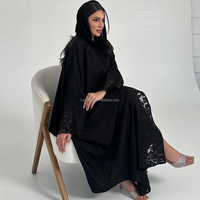 Fabricant d'Abaya, Abaya sur mesure, Ramadan, Noir, Dubaï, Mode musulmane, Design en dentelle, Abaya pour femmes
