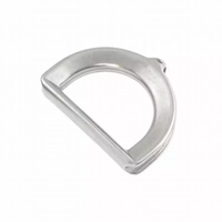 Voile d'ombrage d'approvisionnement direct d'usine Ezi Hold anneau en D en acier inoxydable avec une oreille pour la structure d'ombrage suspendue et tendue