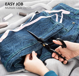 <span class=keywords><strong>Ciseaux</strong></span> de couture professionnels antiadhésifs multifonctionnels pour tissus, coupe-<span class=keywords><strong>pizza</strong></span> et trancheur alimentaire - Product Image 6