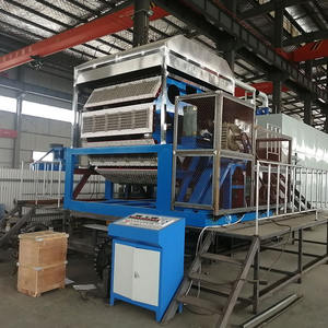 Высокая емкость бумажной массы формируя лоток для яиц делая производственную линию с системой сушки - Product Image 3