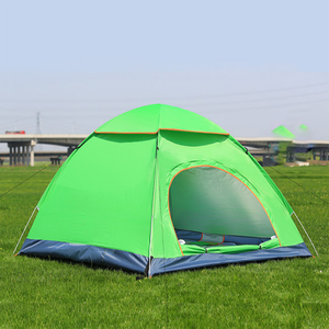 Tente de <span class=keywords><strong>camping</strong></span> d'extérieur pliable automatique à ouverture rapide, revêtement argenté anti-UV, imperméable 1000 mm, portable pour la plage, directement de l'usine - Product Image 2