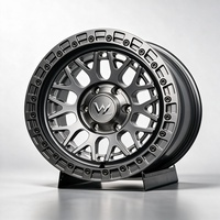 Jantes forgées monobloc 6x139.7 5x127 6061-T6, finition gris mat, Beadlock, multi-rayons, tout-terrain pour Wrangler Tacoma FJ, personnalisées OEM