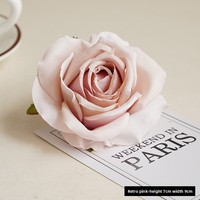 Têtes de fleurs artificielles en soie Dole (moulage par injection) pour décorations de mariage en gros, mur de fleurs DIY, boîte cadeau