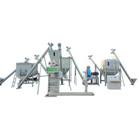 Ligne de production complète d'aliments pour volailles 3T/H, machine automatique de fabrication d'aliments pour poulets