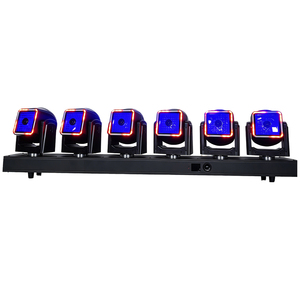 ไฟหัวขยับ LED 6x60W RGBW 4in1 DMX512 พร้อมเอฟเฟกต์ทอร์นาโด สำหรับดีเจ ดิสโก้ ไนท์คลับ บาร์ ปาร์ตี้ รับผลิตตามสั่ง ขายส่งจากโรงงาน - Product Image 1