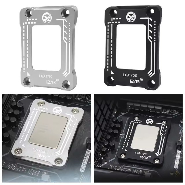CPU Bending Correction Fixing Buckle Backplane Bracket for LGA1700 LGA1800 Intel12th 13thGen- AluminumAlloy Frame