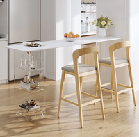 Nouvelle combinaison moderne et minimaliste 2026 de table et chaises de bar à pieds hauts