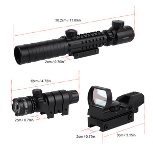 Mira Telescópica Luger Tactical 3-9X32EG 2025 con Retícula Iluminada Roja y Verde, Telémetro y 4 Retículas Reflex Rojas y Verdes - Product Image 1