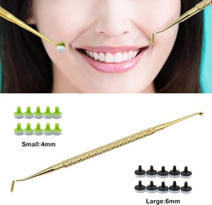 Kit de Herramientas de Moldeo de Resina <span class=keywords><strong>Dental</strong></span> Decare, Espátula para Rellenos de Resina Compuesta, Mango Mezclador, Almohadilla de Espuma Optrasculpt para Modelado - Product Image 6