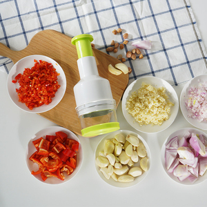 Mini cầm tay đa chức năng Rau Chopper nhựa của nhãn hiệu Cutter cho Ớt Tỏi Hành tây Slicer nở Báo Chí Máy Nghiền - Product Image 6