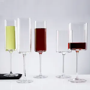 Verre à vin verrerie fabricant mariage gobelets cristal rouge blanc verre à vin verre à vin