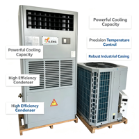Armoire de climatisation industrielle à fonctionnement stable pour l'ajustement de la température et de l'humidité intérieures des usines