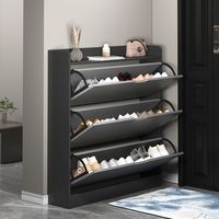 Meuble de rangement intégré pour chaussures ultra-fin, entrée de maison, bois, entrée, rangement intégré, meuble de rangement pour chaussures fin, armoire à basculer