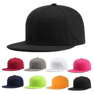 Custom Logo Men Women Sports Baseball Cap Blank Plain Solid Snapback Hip-hop Hat - Product Image 2