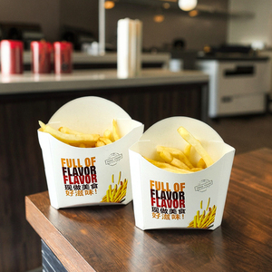 Bán buôn mdonalds pháp chiên gà chip Takeaway thức ăn nhanh đóng gói tùy chỉnh in Kraft bánh Hamburger Burger hộp - Product Image 4