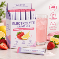 Sachets de boisson énergétique personnalisés avec électrolytes et créatine, sans sucre, en vrac, marque privée, mélange de suppléments, poudre d'électrolytes en sachets