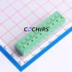 MX127S-5.08-10P-GN01-Cu-Y-A Screw Terminal Block Through hole Component (THT),P=5.08mm Connector 1x10P 5.08mm Green Through Hole - Product Image 2