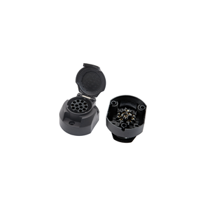 Transmisió<span class=keywords><strong>n</strong></span> de Señal Completa, Enchufe de Remolque de <span class=keywords><strong>13</strong></span> Pines y 12V con Carcasa de Nailon, Accesorios para Remolques y Caravanas - Product Image 1
