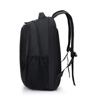 Sac à dos imperméable simple avec logo personnalisé, léger, résistant à l'usure, avec compartiment indépendant pour ordinateur portable