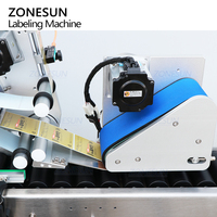 ZONESUN ZS-HTB832 automatique horizontal petits flacons ampoule bouteille parfum huile Tube à essai cosmétique haute vitesse étiqueteuse