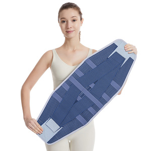 Ceinture de soutien lombaire avec plaque en acier, réglable, universelle, pour la course à pied, l'exercice, la santé, le massage, bleu royal OF 962 - Product Image 3