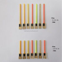 Filament LED effet pluie de météores 3V 59mm pour ampoules ST64, source d'éclairage à effet cascade programmable pour guirlandes lumineuses
