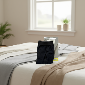 Calzoncillos Boxer de Seda Tejida para Hombre Fozter, Paquete de 12, Corte Medio, con Logotipo en la Cintura, Desechables, en Varios Colores - Product Image 2