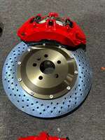 V6 Kit Rem Besar Baru Aluminium Grand Cherokee Wrangler untuk 3 Series G20/M340i Audi A4 B9/S4 Depan 6 Piston Belakang EPB