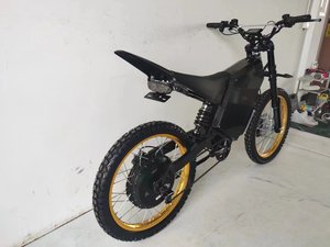 Venta Directa de Fábrica, Bicicleta Eléctrica de 15000W de Alta Potencia, 15KW 72V 75AH, Bicicleta Eléctrica Stealth Bomber para Ciudad y Carretera - Product Image 3