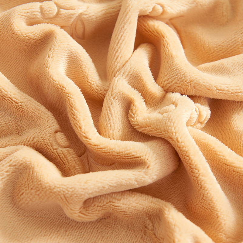 Polyester Luxury Hand-Feeling Flannel Fleece Blanket 200gsm 150d