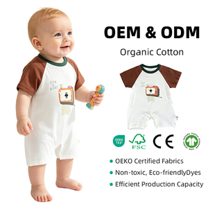 Nuovo Design di Abbigliamento per Neonati, Completi in Cotone Personalizzati per Bambini e Bambine, Grazioso Pagliaccetto Invernale - Product Image 1