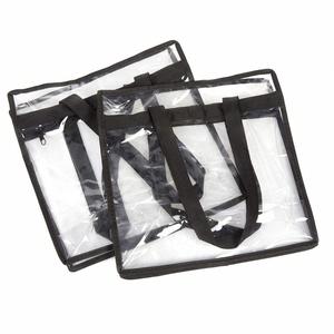 Bolsa de PVC Transparente para Viajes y Compras, Bolsa de Almacenamiento Reutilizable con Asas para Regalos Promocionales y Marca - Product Image 2