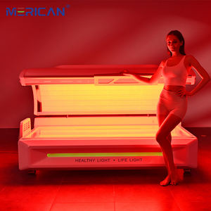 Hoge-vermogen commerciële full-body roodlichttherapiebed met 633 660 810 850 940nm Near Infrared NIR <span class=keywords><strong>LED</strong></span> fotobiomodulatie - Product Image 1